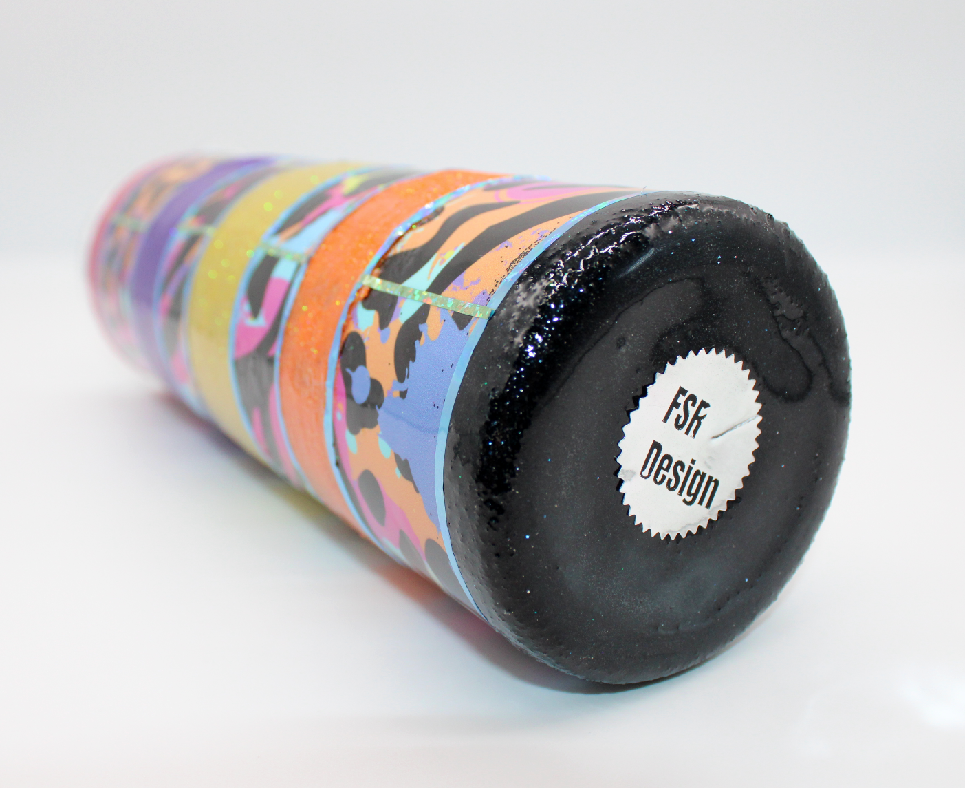 Cheetah + Rainbow Stainless Steel Tumbler