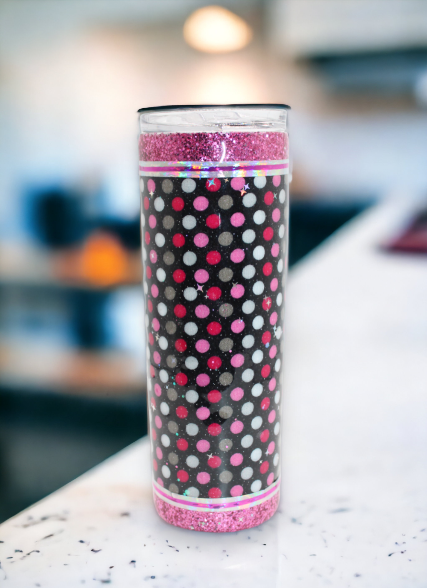 Fabric Design Stainless Steel Tumbler