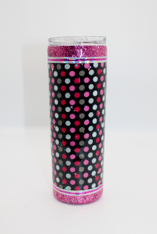 Fabric Design Stainless Steel Tumbler