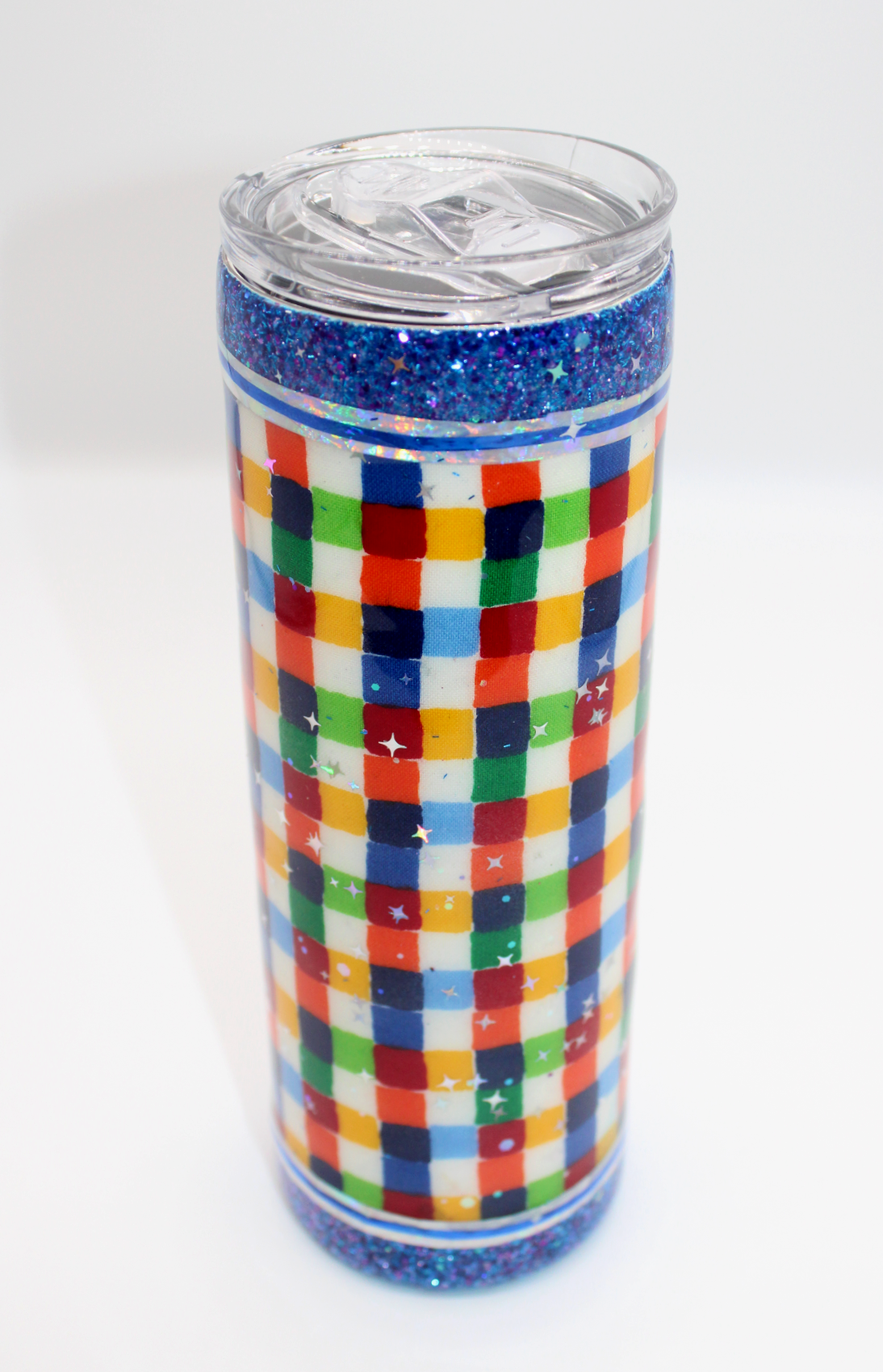 Fabric Design Stainless Steel Tumbler