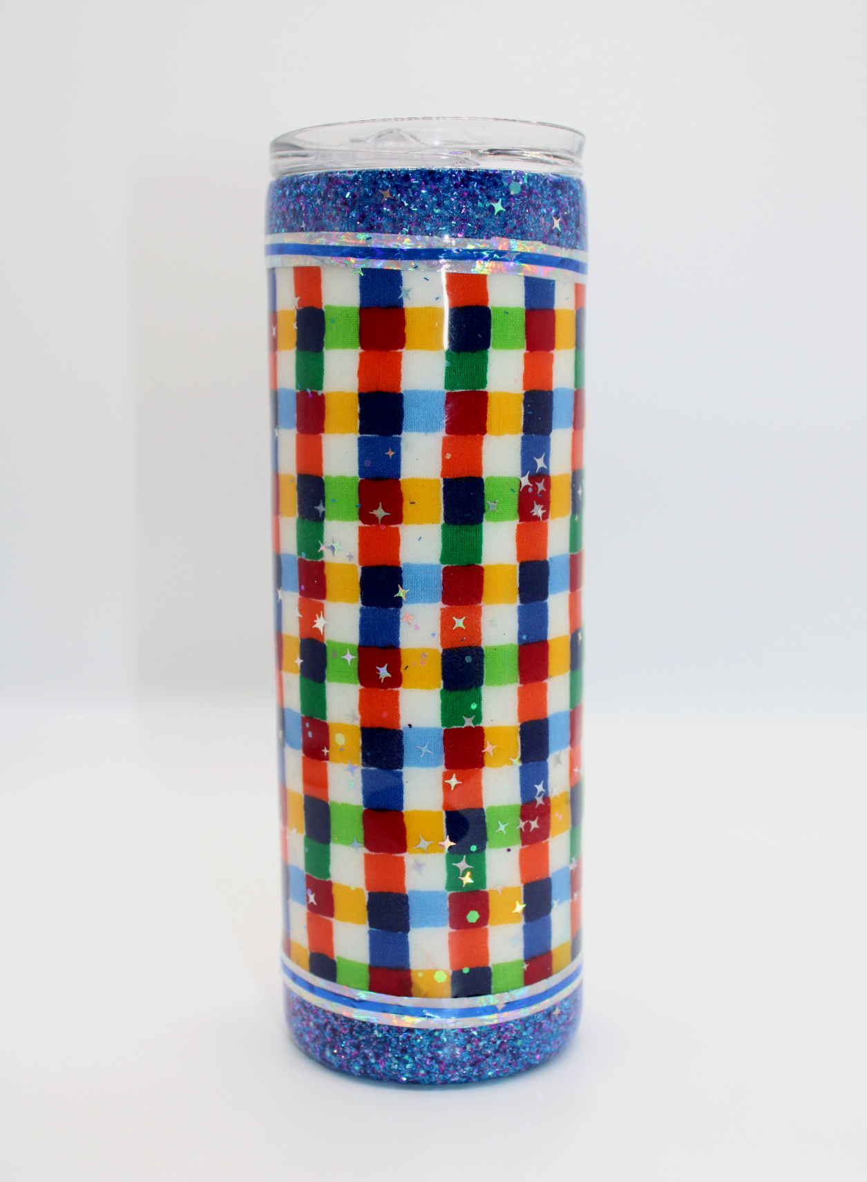 Fabric Design Stainless Steel Tumbler