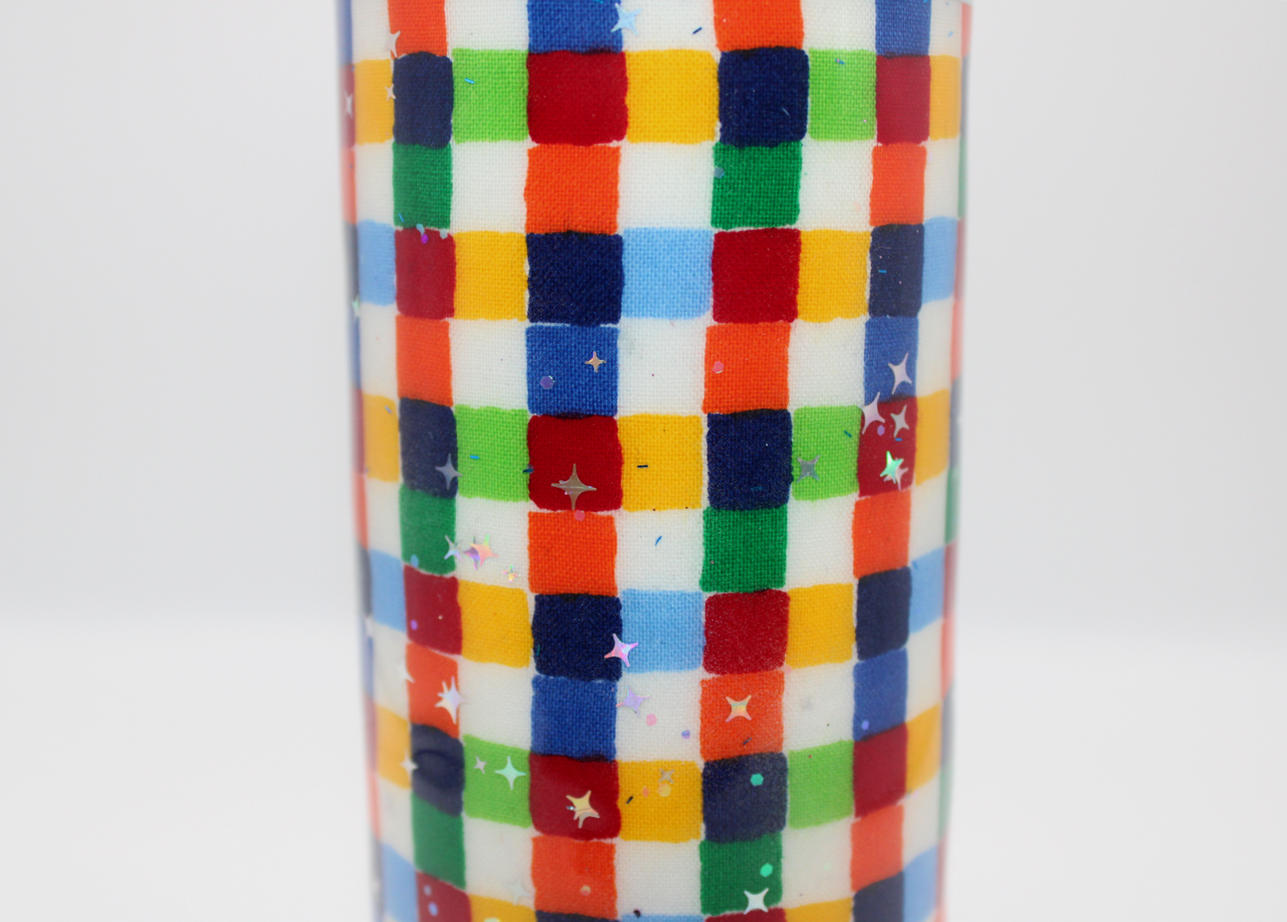 Fabric Design Stainless Steel Tumbler