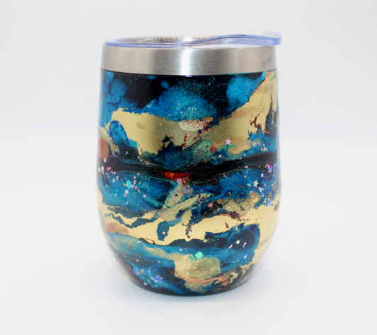 Marble Wine Stainless Steel Tumbler